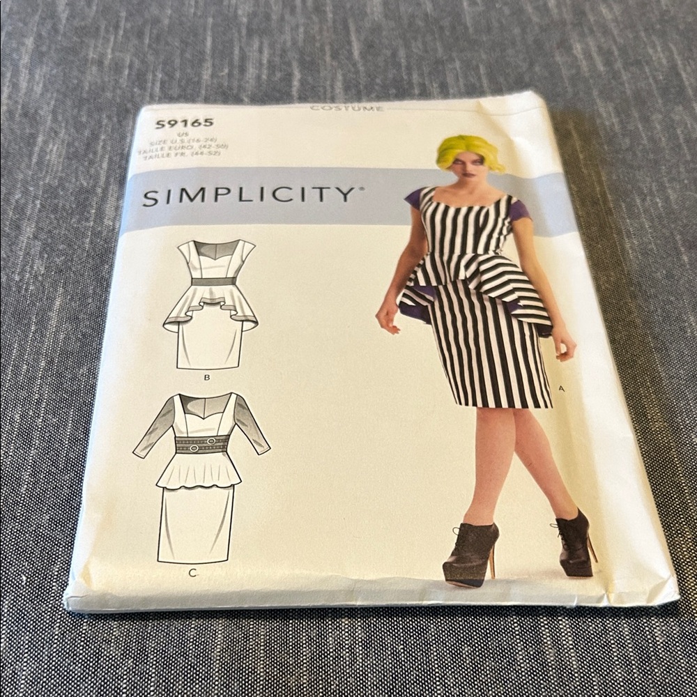 Simplicity S9165 sizes 16-24